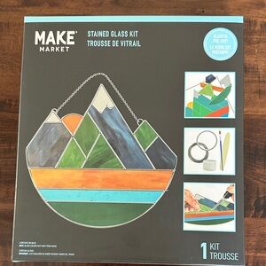 Make Market Stained Glass Art Kit - Mountain Design